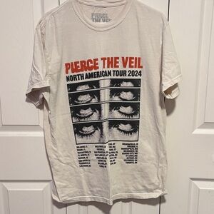 Pierce the Veil North American Tour 2024 Graphic Tee - White L
